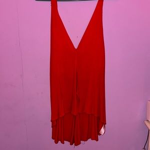 long dressy tank top/ red/ Old Navy/ Size: Medium